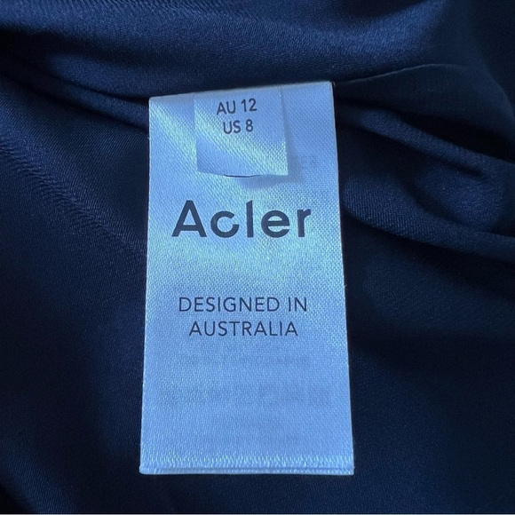 Acler Tippet Dress in Midnight Wallpaper - Picture 15 of 16